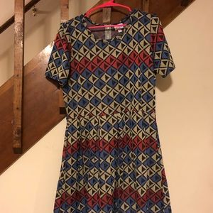 Geometric Lularoe Dress Plus Size